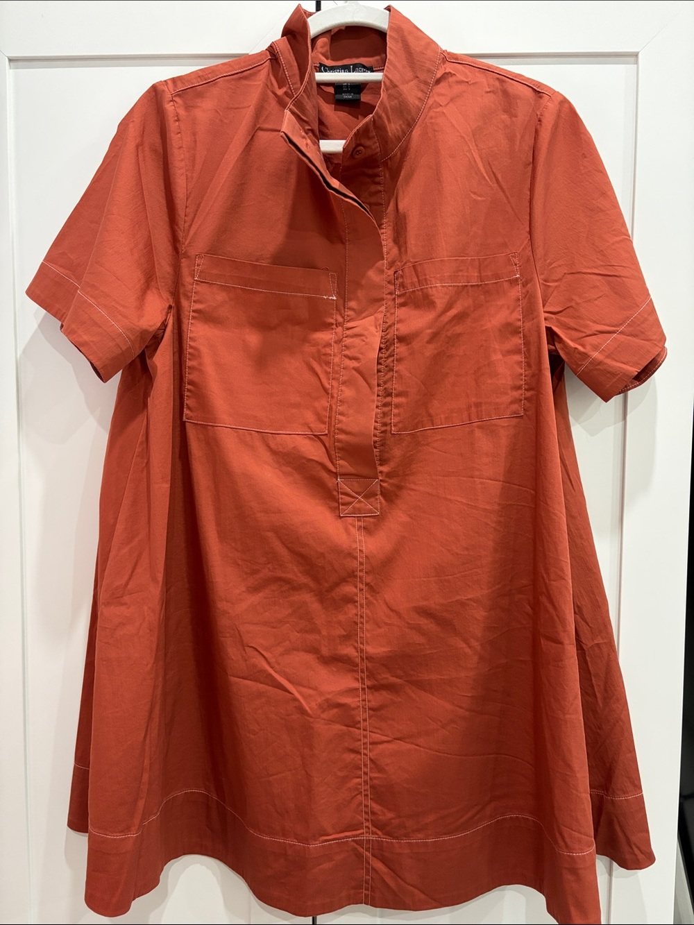 Christian Lacroix Burnt Orange Blouse